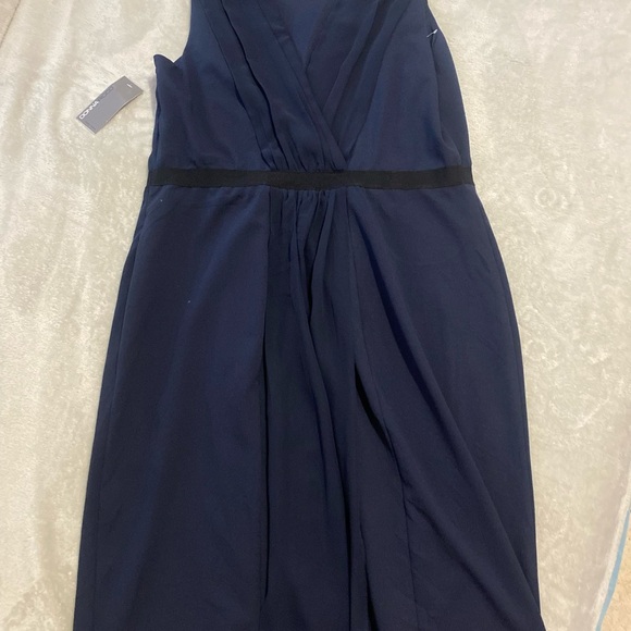Donna Ricco Blue Backless Maxi Dress - Picture 3 of 13